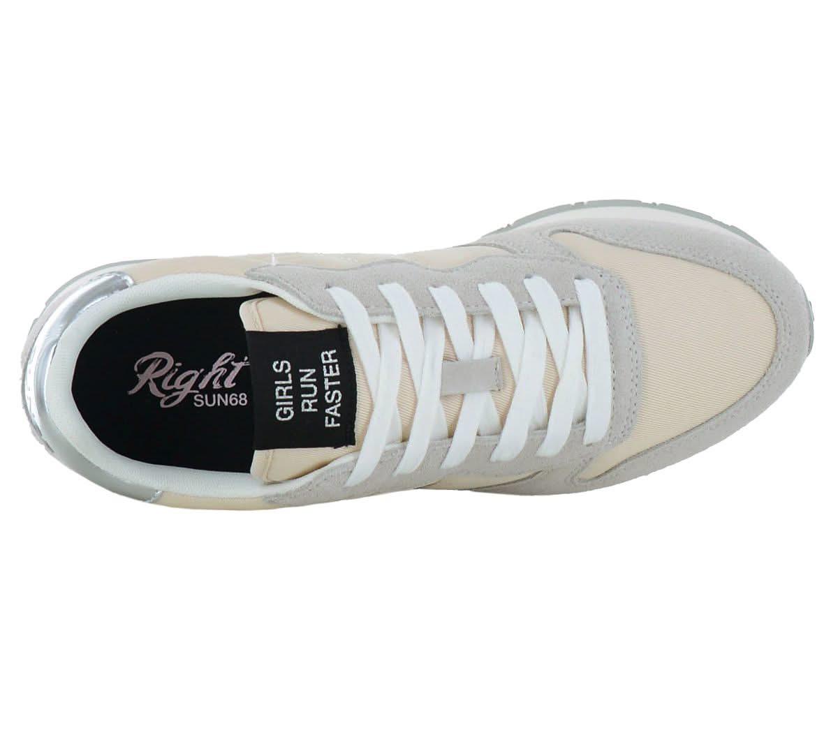 SUN68 Ally Gold Silver - Damen Sneakers Schuhe Beige Z44202 - 31 - Brandstyle24