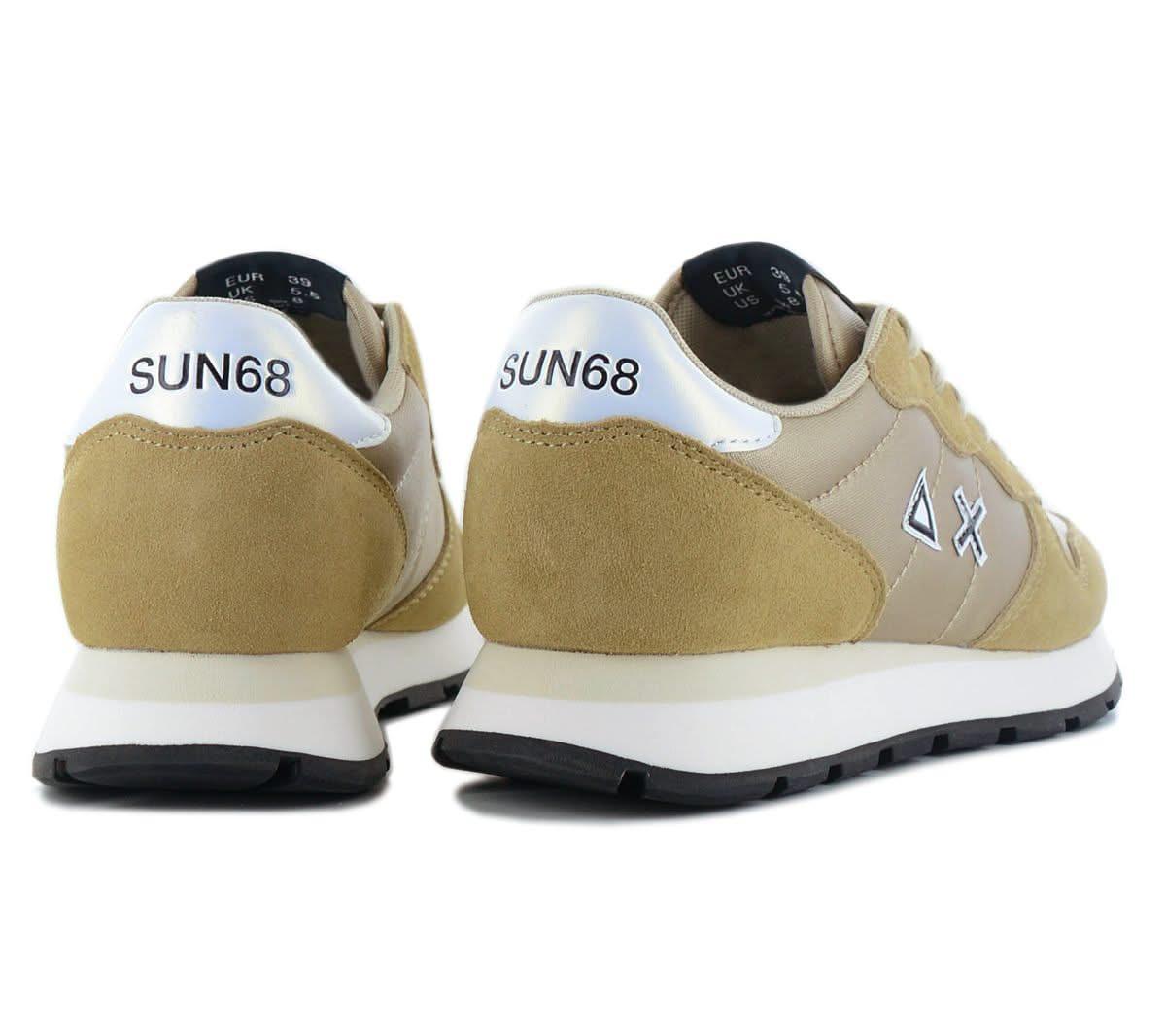 SUN68 Ally Bright Suede and Nylon - Damen Sneakers Schuhe Gold Z44203 - 43 - Brandstyle24