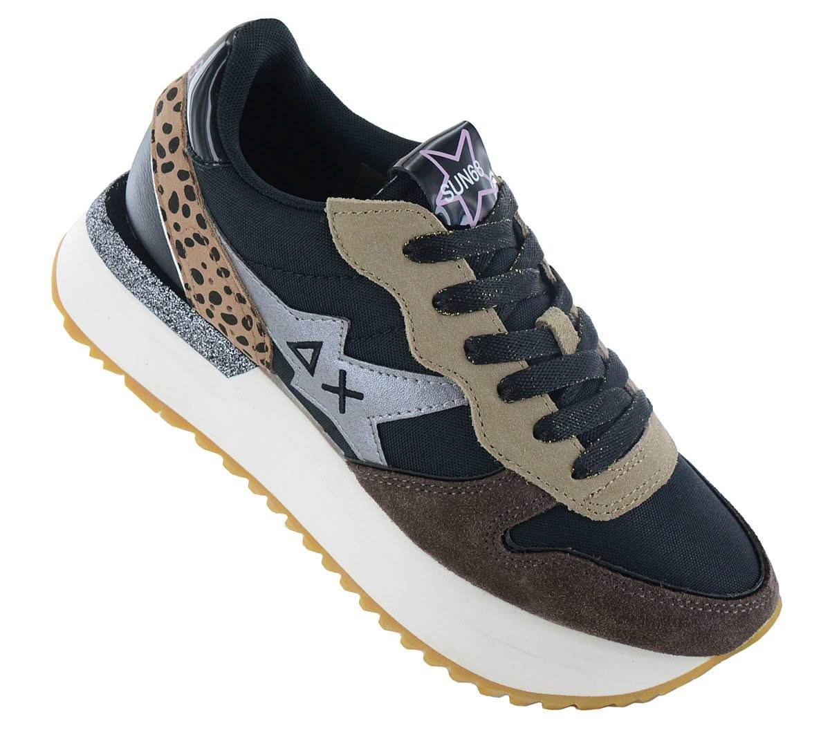 SUN68 Big Stargirl - Damen Sneakers Plateau Schuhe Z44218 - 11 - Brandstyle24