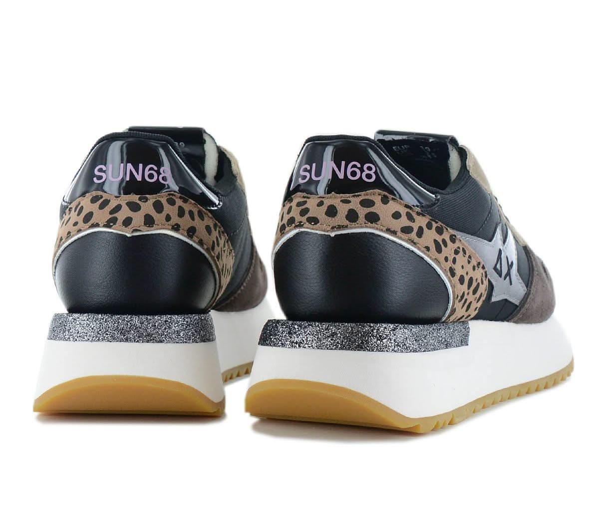 SUN68 Big Stargirl - Damen Sneakers Plateau Schuhe Z44218 - 11 - Brandstyle24