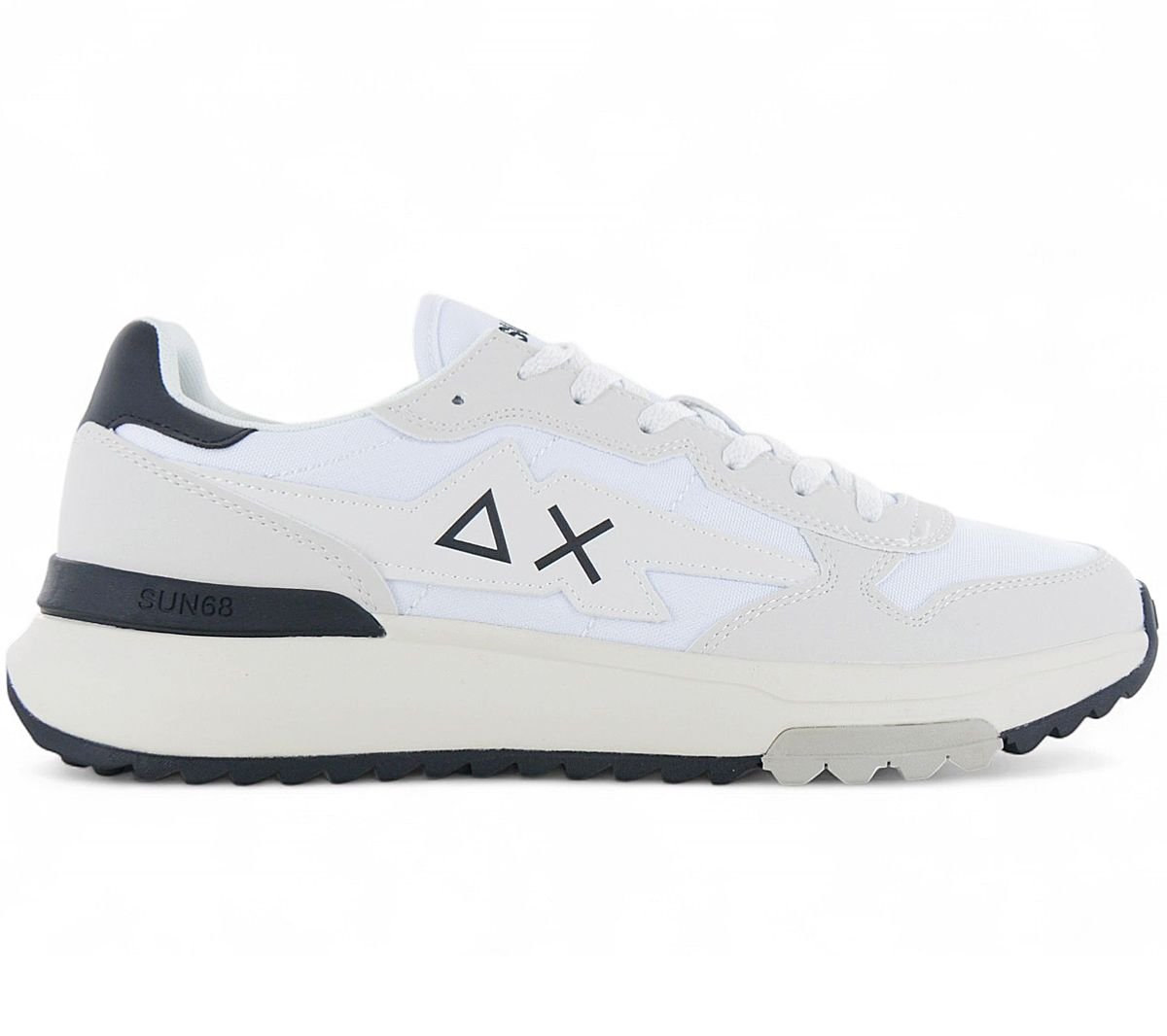 SUN68 Niki 2.0 Solo - Herren Sneakers Schuhe Weiß Z45120 - 01 - Brandstyle24