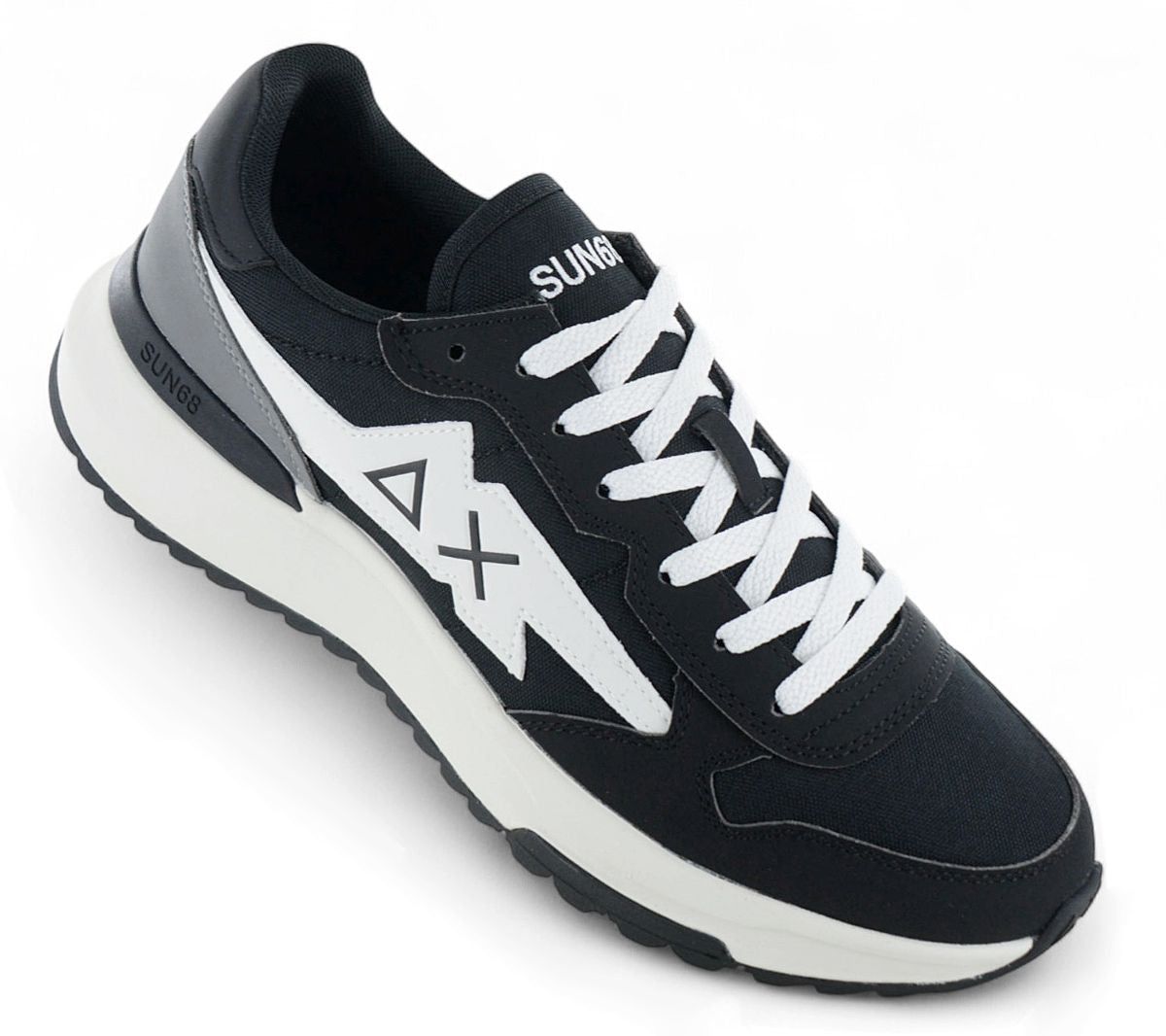 SUN68 Niki 2.0 Solo - Herren Sneakers Schuhe Schwarz Z45120 - 11 - Brandstyle24