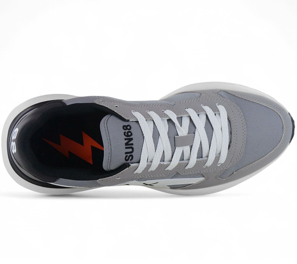 SUN68 Niki 2.0 Solo - Herren Sneakers Schuhe Grau Z45120 - 34 - Brandstyle24