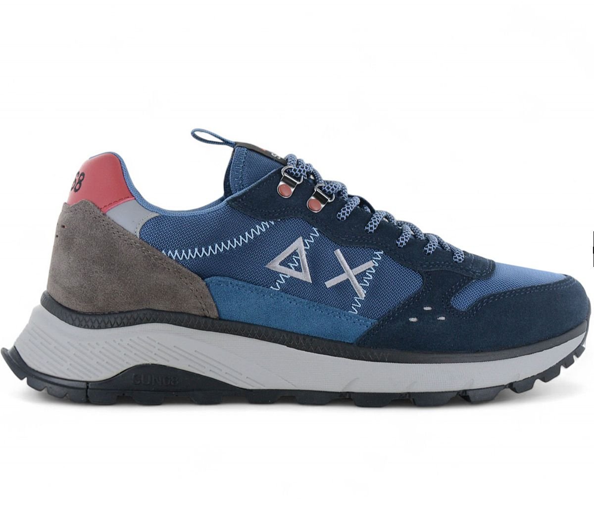 SUN68 Fire & Camping - Herren Sneakers Schuhe Blau Z45130 - 07 - Brandstyle24