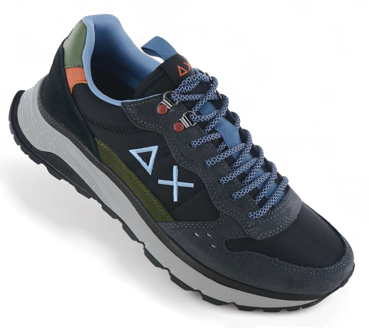 SUN68 Fire & Camping - Herren Sneakers Schuhe Schwarz Z45130 - 11 - Brandstyle24