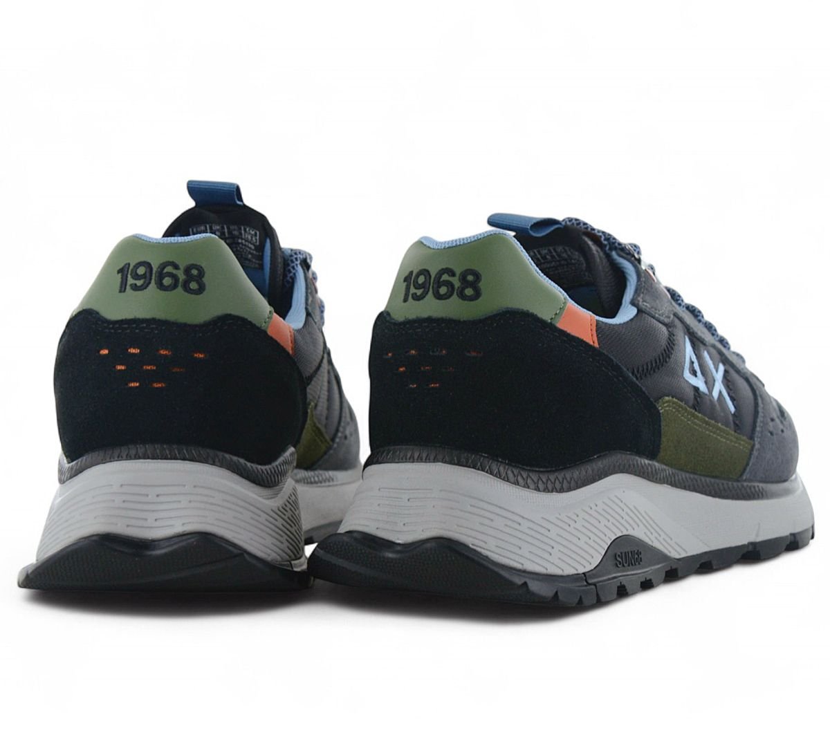 SUN68 Fire & Camping - Herren Sneakers Schuhe Schwarz Z45130 - 11 - Brandstyle24