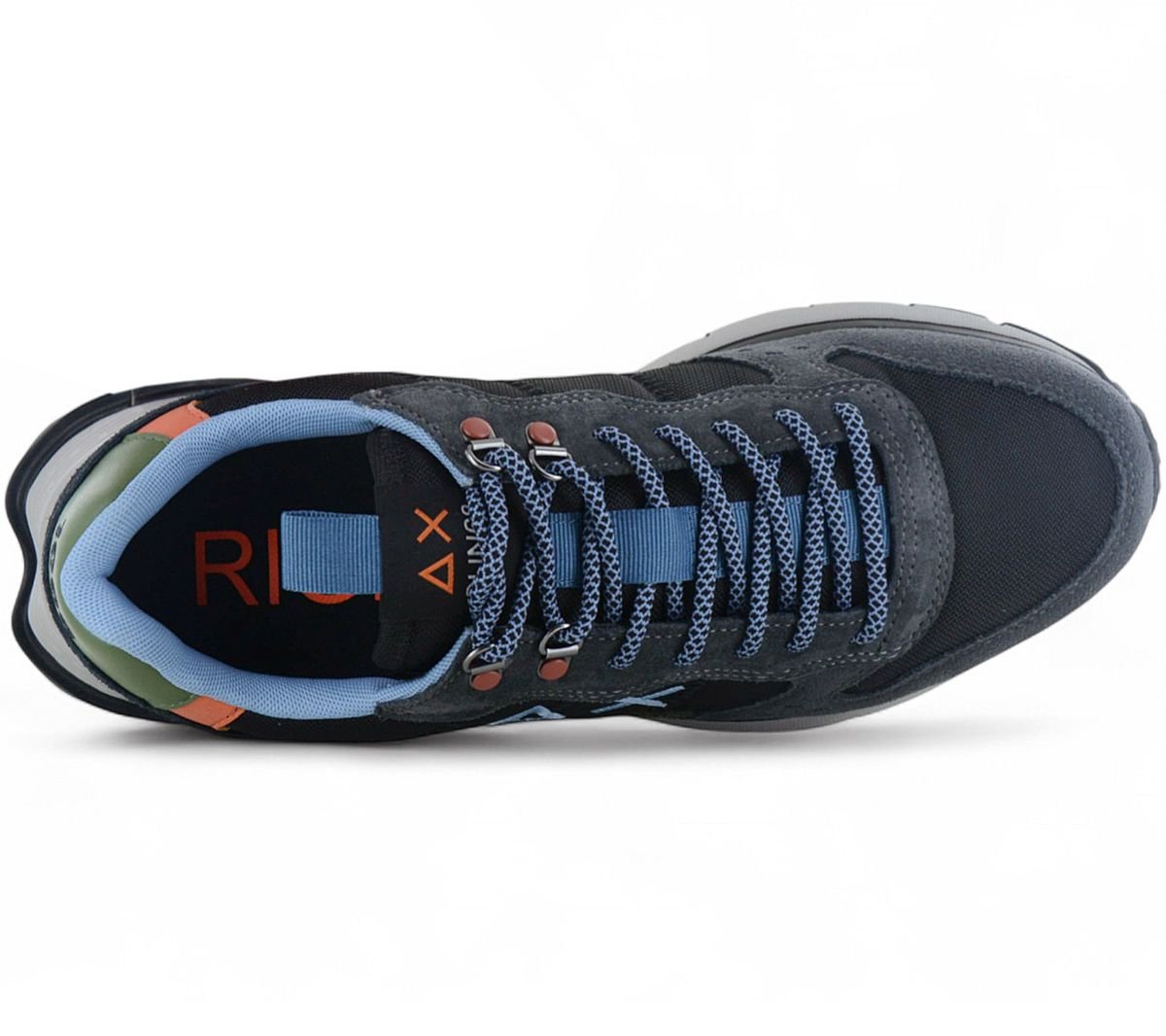 SUN68 Fire & Camping - Herren Sneakers Schuhe Schwarz Z45130 - 11 - Brandstyle24