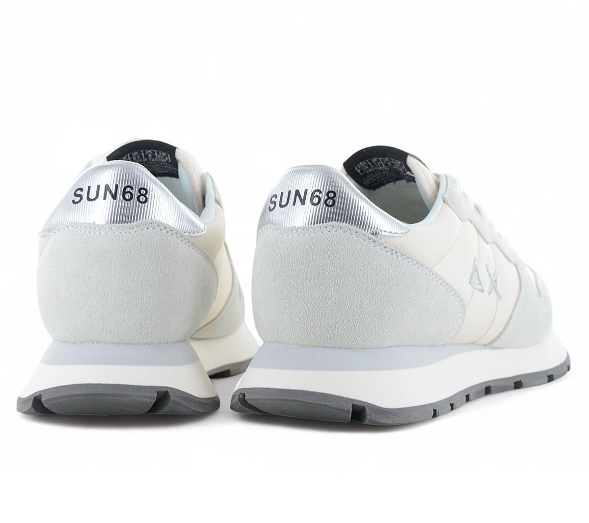 SUN68 Ally Gold Silver - Damen Sneakers Schuhe Weiß Z45202 - 31 - Brandstyle24