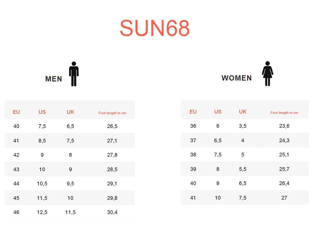 SUN68 Ally Gold Silver - Damen Sneakers Schuhe Weiß Z45202 - 31 - Brandstyle24