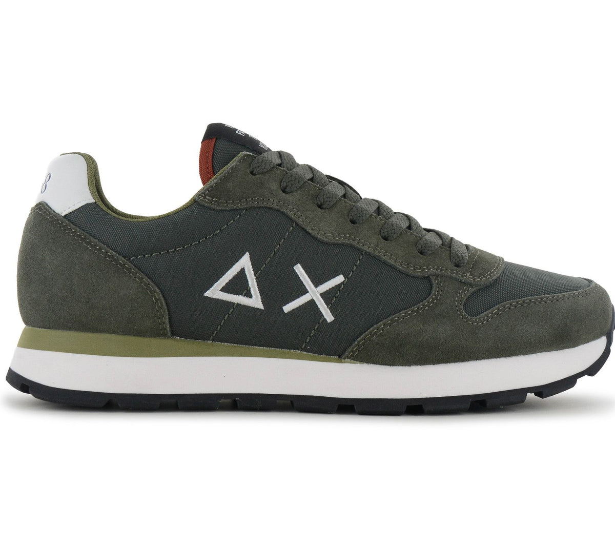 SUN68 Tom Solid - Herren Sneakers Schuhe Militare-Grün Z46101-74