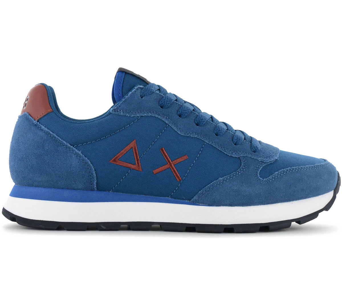 SUN68 Tom Solid - Herren Sneakers Schuhe Petrolio-Blau Z46101-78