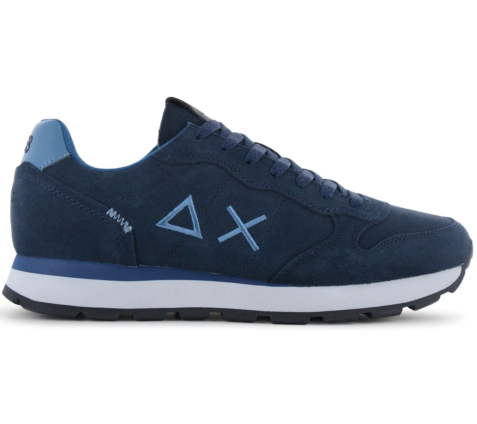 SUN68 Tom Suede - Herren Sneakers Schuhe Navy-Blau Z46106-07