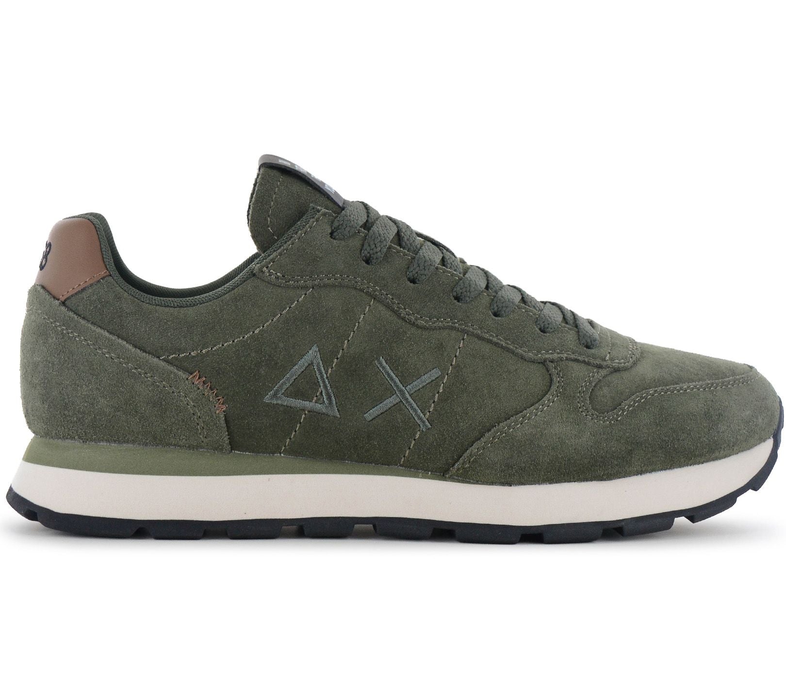 SUN68 Tom Suede - Herren Sneakers Schuhe Military-Grün Z46106-74