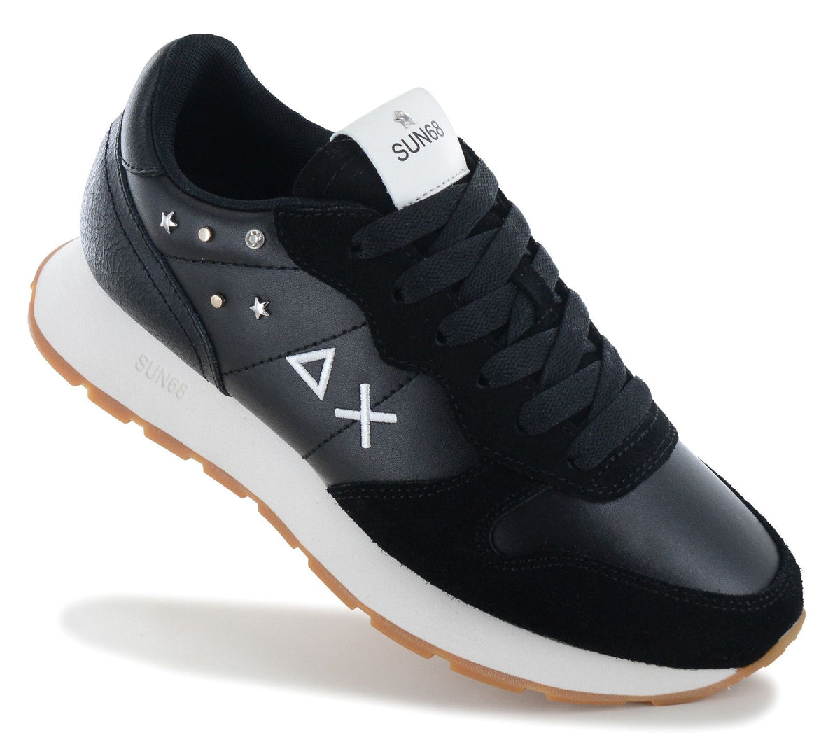SUN68 Ally Studs - Damen Sneakers Schuhe Schwarz Z46206-11