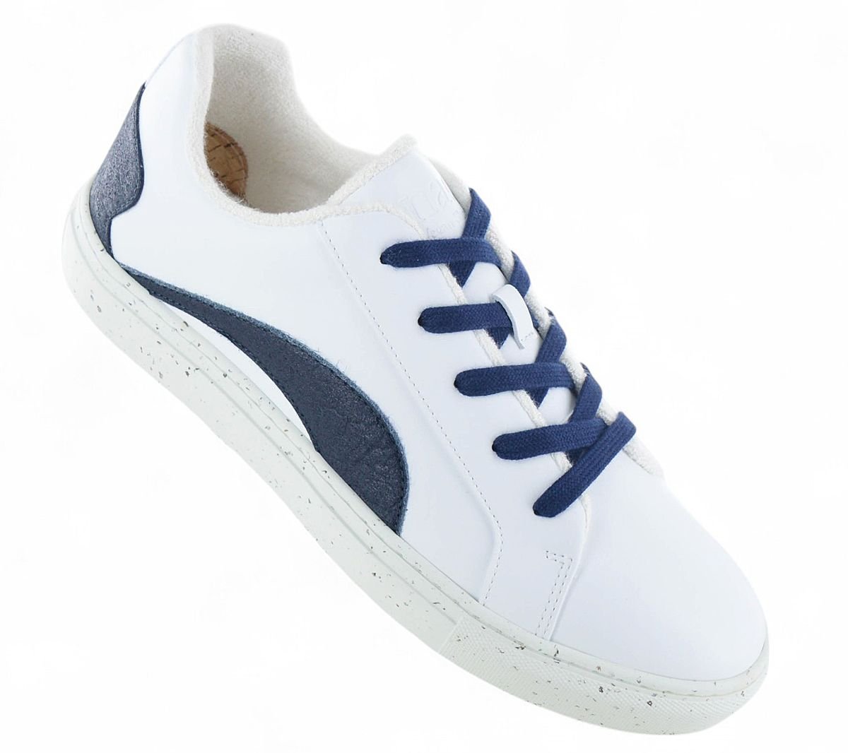 NAE Vegan Shoes Berlin - Sneakers Schuhe Weiß - Blau aus Portugal - Brandstyle24