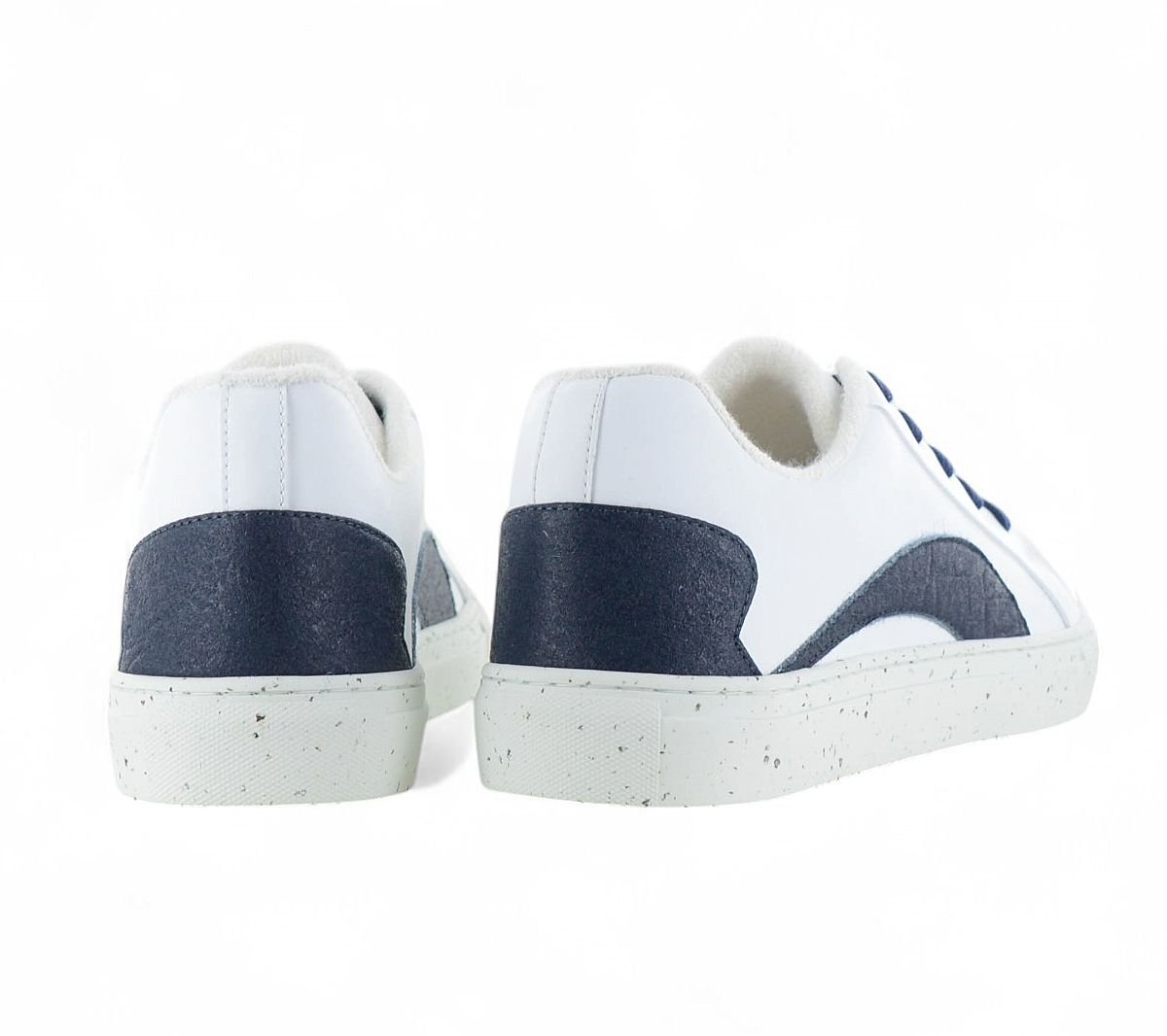 NAE Vegan Shoes Berlin - Sneakers Schuhe Weiß - Blau aus Portugal - Brandstyle24