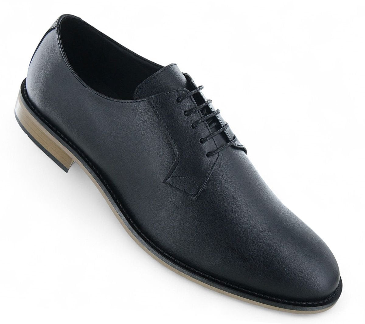 NAE Vegan Shoes JAKE - Herren klassische Business Schuhe Schwarz - Hergestellt in Portugal - Brandstyle24