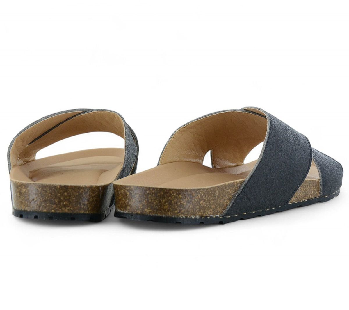 NAE Vegan Shoes TUPAI - Herren klassische Sandalen Schwarz - Hergestellt in Spanien - Brandstyle24