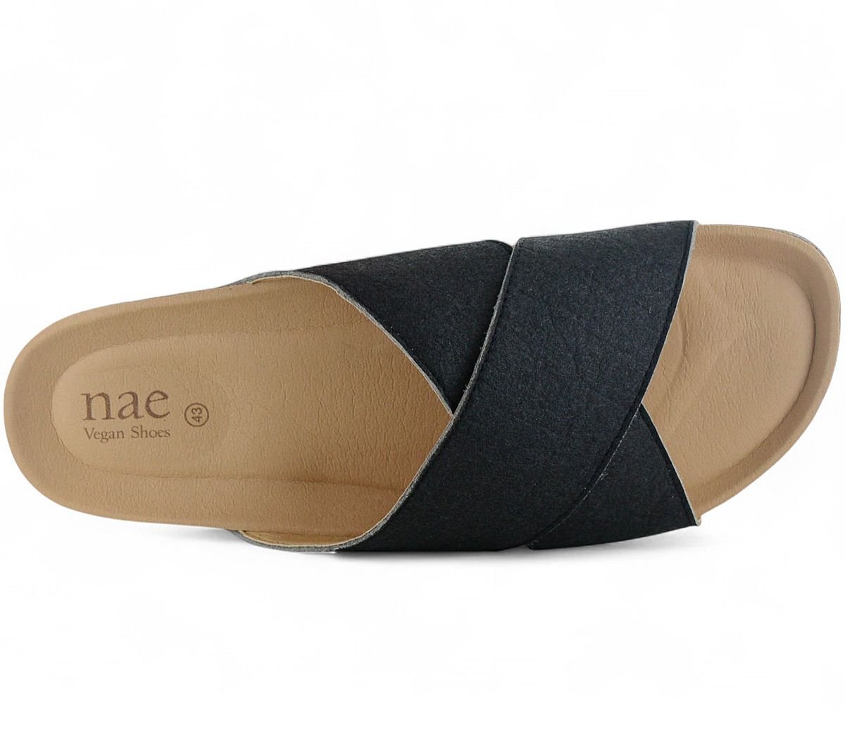 NAE Vegan Shoes TUPAI - Herren klassische Sandalen Schwarz - Hergestellt in Spanien - Brandstyle24